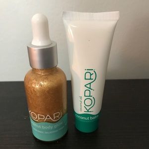 Kopari Duo Coconut Body Glow and Coconut Balm